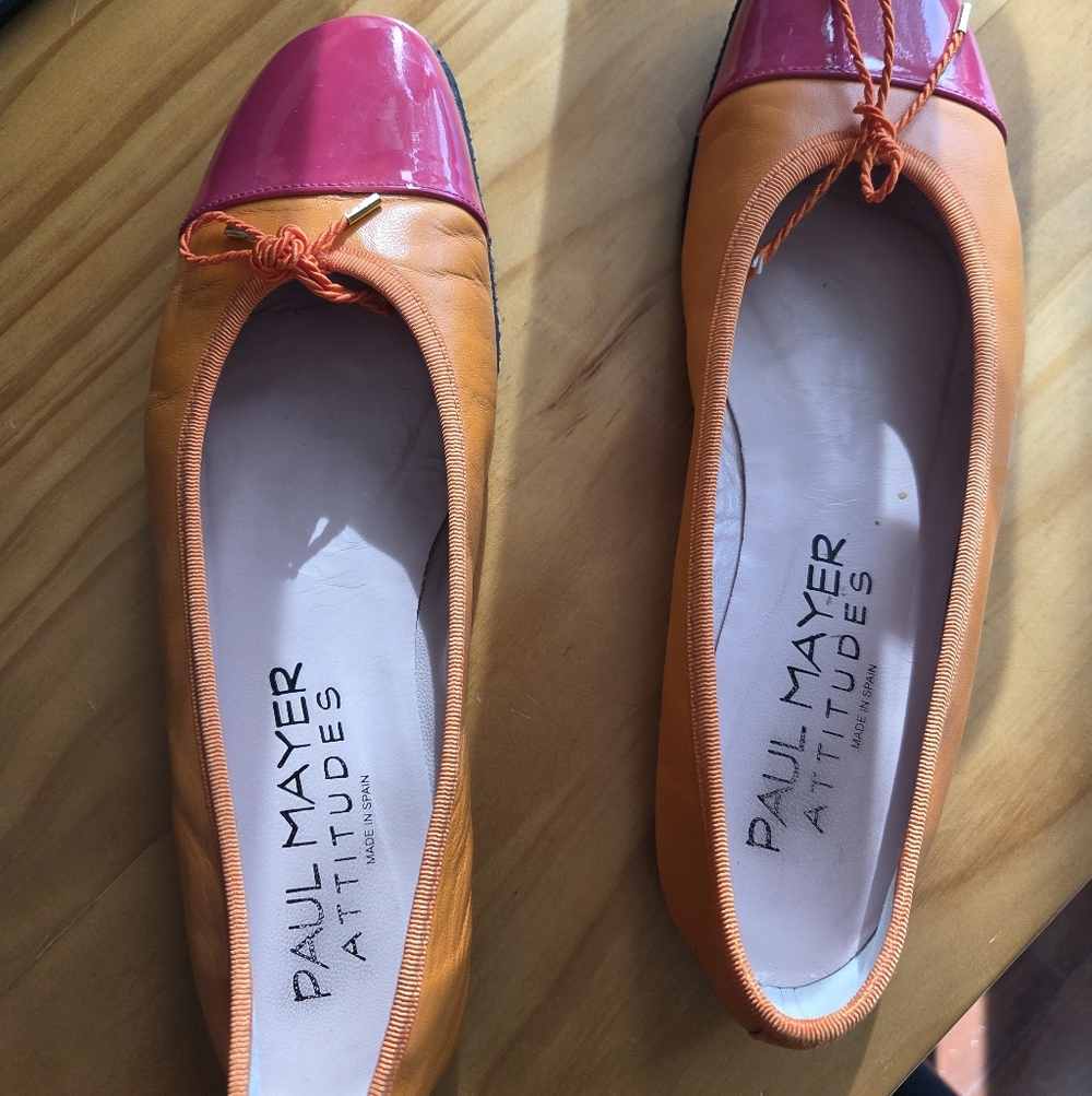 Orange and Pink Paul Mayer Women's Shoes